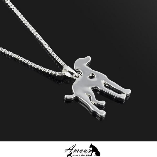 collier silhouette chien