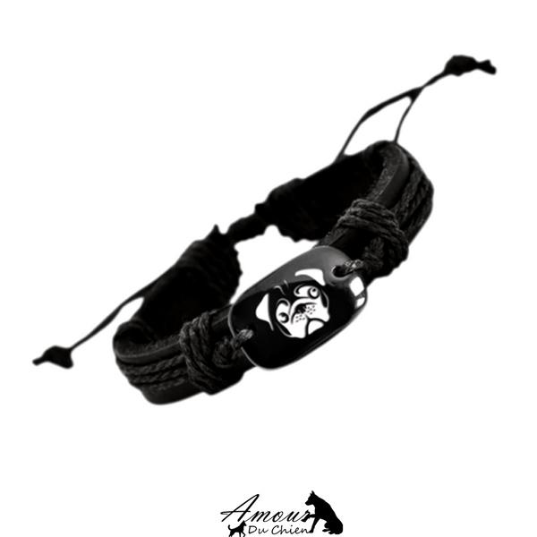 bracelet chien carlin