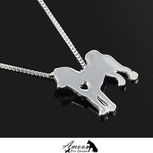 collier silhouette chien