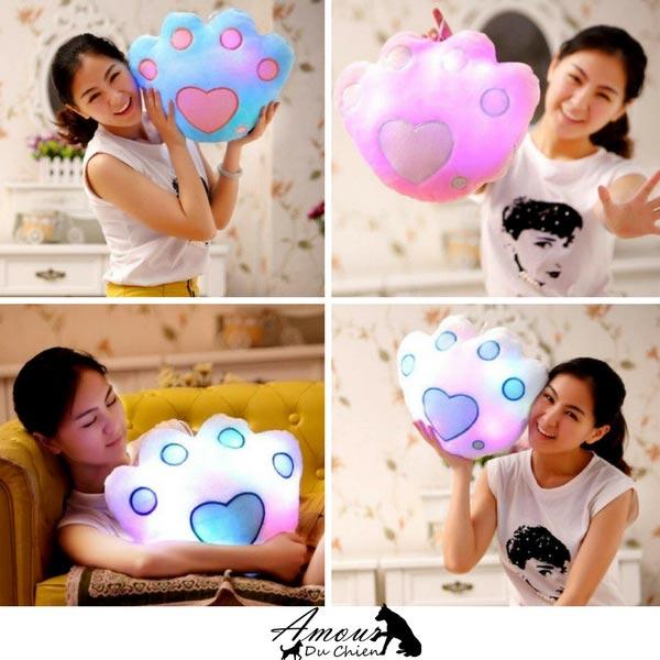 Coussin Patte Lumineuse