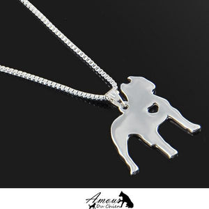 collier silhouette chien