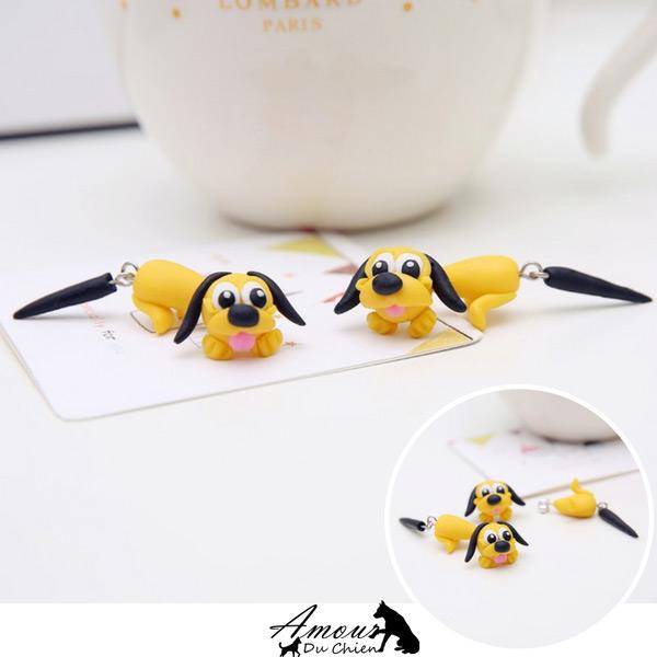 boucle d'oreille chien