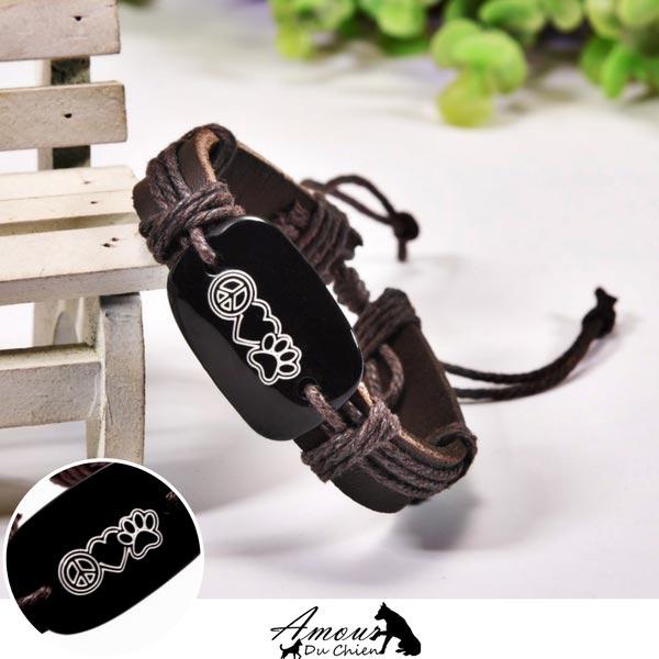bracelet love chien