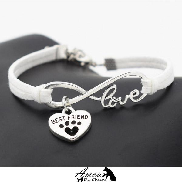 Bracelet Amour Infinis Meilleurs Amis chien