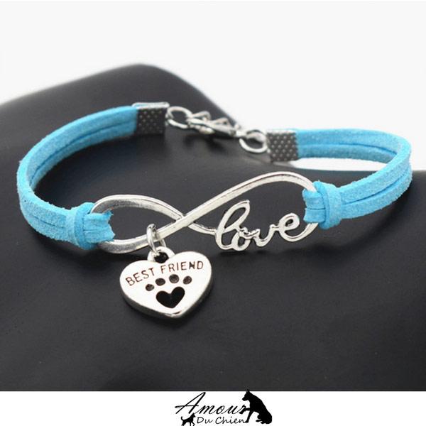 Bracelet Amour Infinis Meilleurs Amis chien
