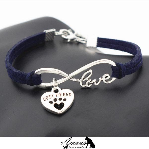Bracelet Amour Infinis Meilleurs Amis chien