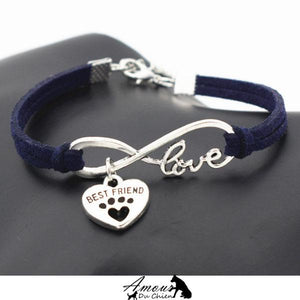 Bracelet Amour Infinis Meilleurs Amis chien