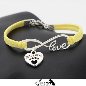 Bracelet Amour Infinis Meilleurs Amis chien