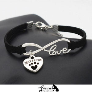 Bracelet Amour Infinis Meilleurs Amis chien