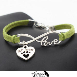 Bracelet Amour Infinis Meilleurs Amis chien