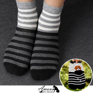 chaussette motif chien
