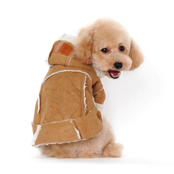 Manteau en Cachemire rembourré pour chien