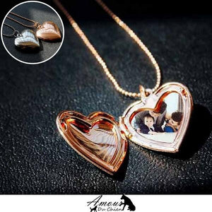 collier coeur et patte de chien
