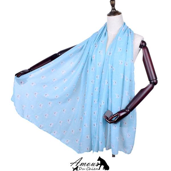 foulard amour du chien femme