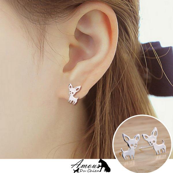 Boucles d'Oreilles Chihuahua