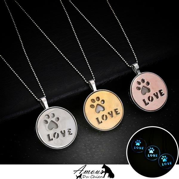 Collier Amour du Chien Lumineux