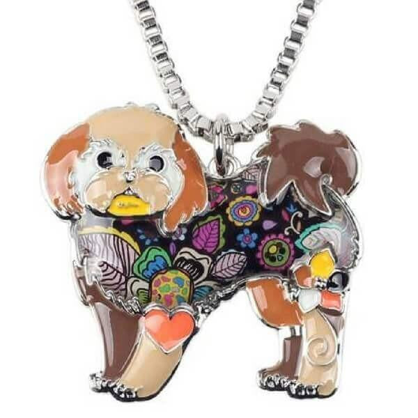 collier chien shih tzu