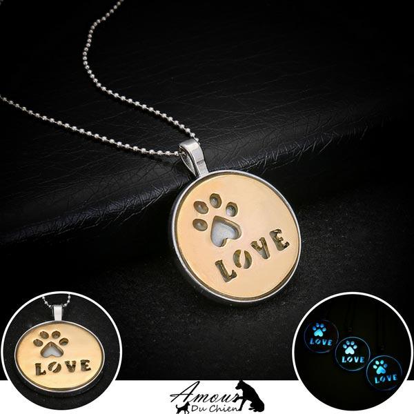 Collier Amour du Chien Lumineux