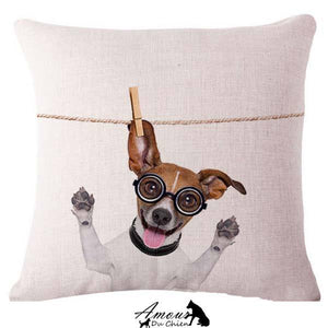 housse coussin chien
