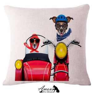 housse coussin chien