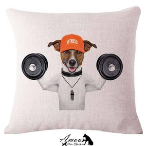 housse coussin chien