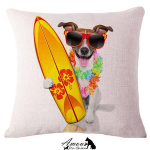 housse coussin chien