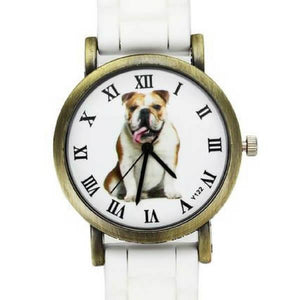 montre chien bouledogue