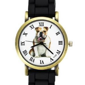 montre chien bouledogue