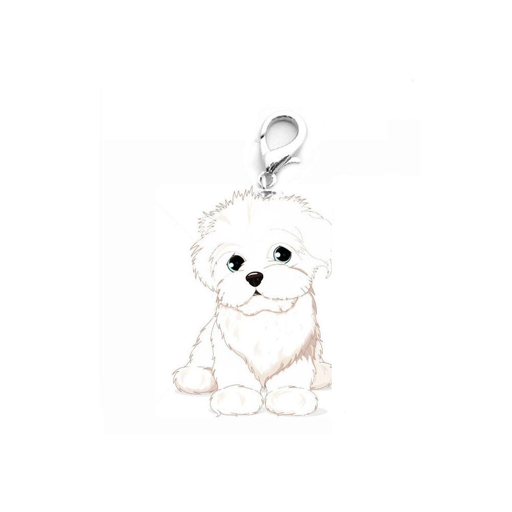 Porte-Clé Chien Bichon