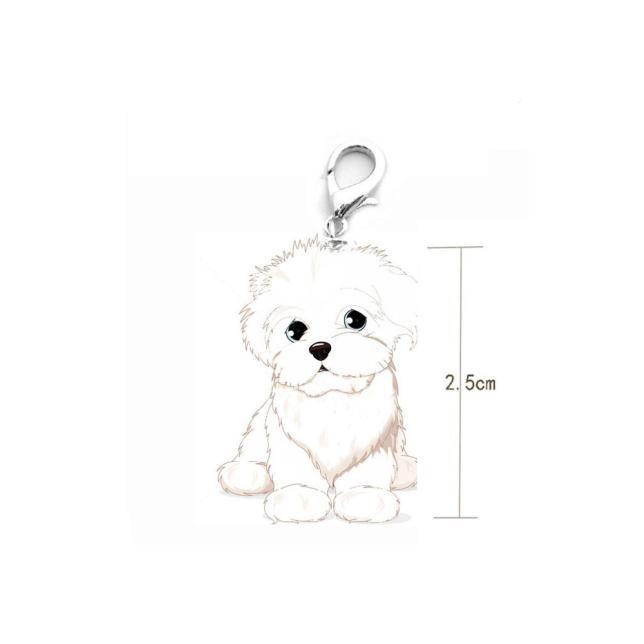 Porte-Clé Chien Bichon