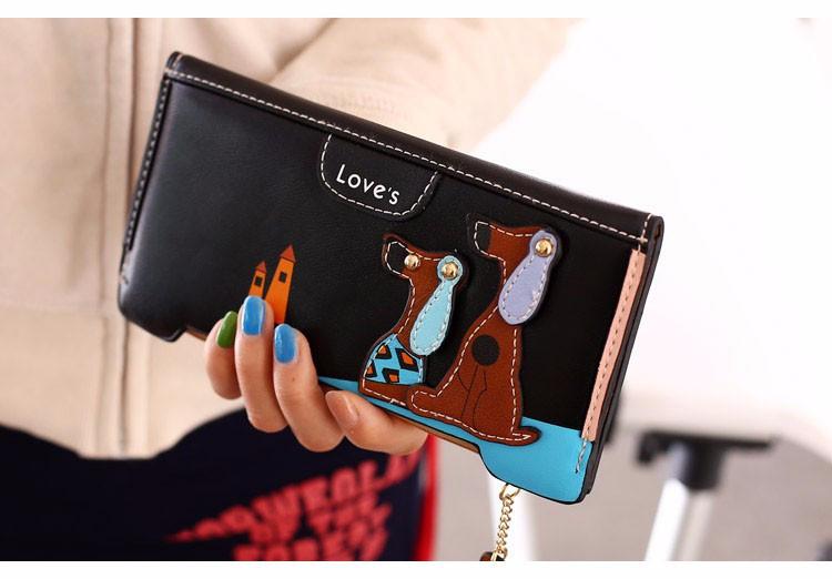 Porte Feuille Carré Amour Du Chien