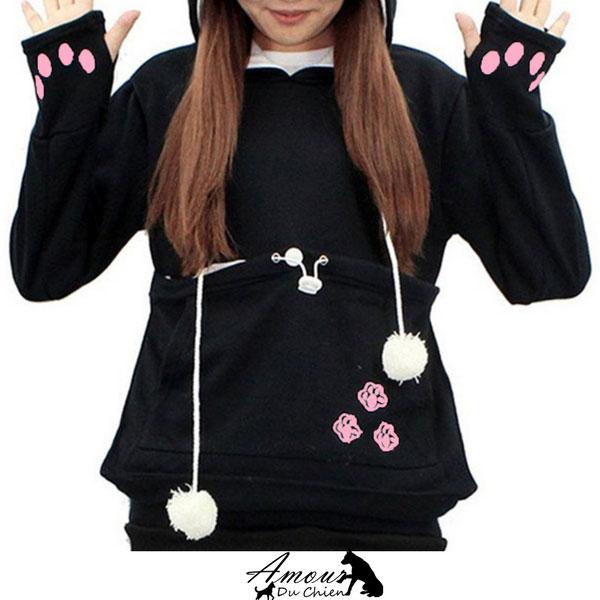 Pull Poche Kangourou & Petite Patte