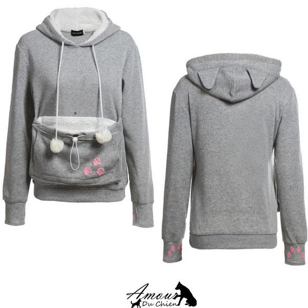 Pull Poche Kangourou & Petite Patte