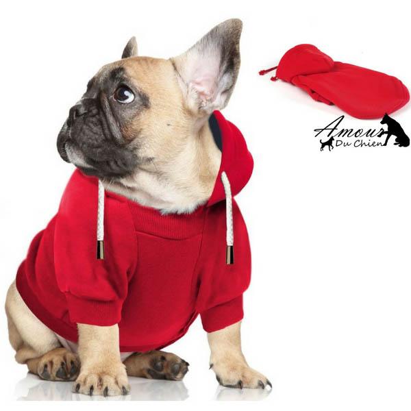Pull pour a capuche pour chien
