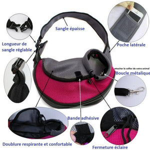 sac de transport animaux à bandoulière