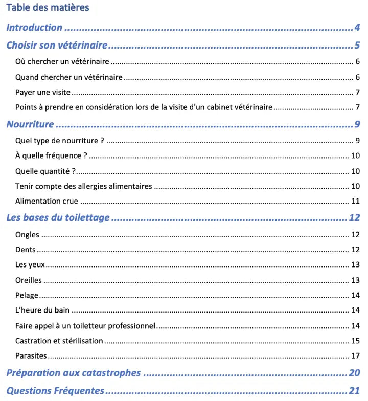 Les soins de base pour votre chien