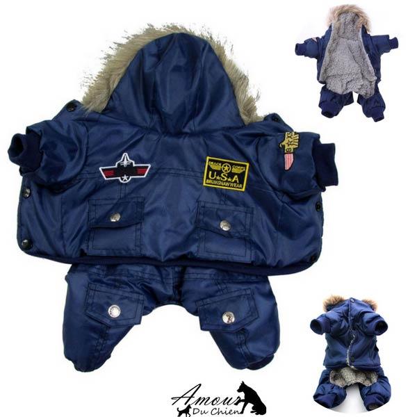 veste capuche chien