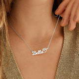 Collier Prénom Personnalisée Coeur & Patte