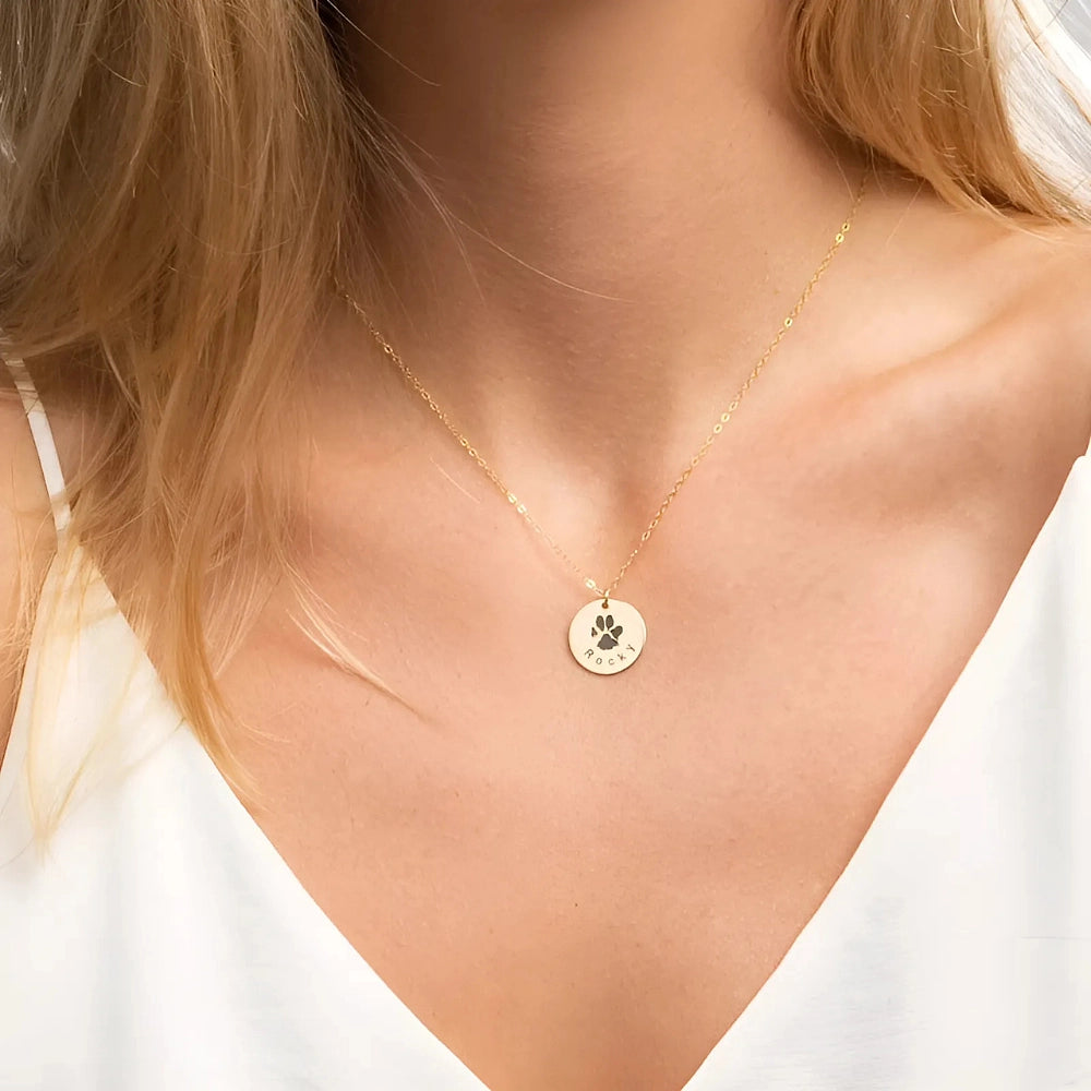 Collier Empreinte Personnalisée