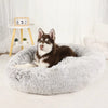 Lit Rond Moelleux pour Chien - Gris