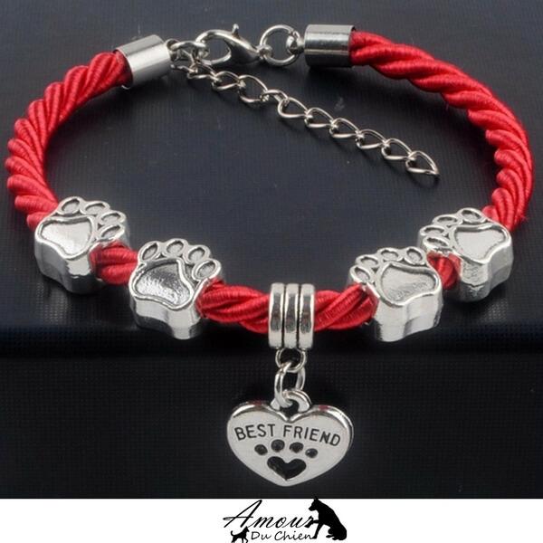 Bracelet Chien Galgo Italien & Pierre Naturel