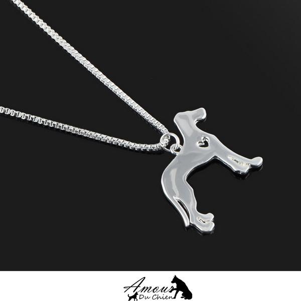 collier silhouette chien 