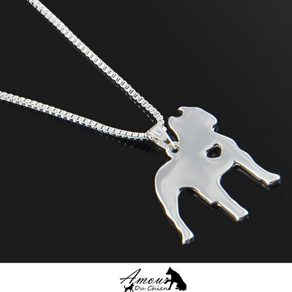 collier silhouette chien 