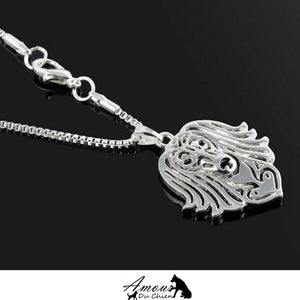 collier silhouette chien 