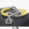 Bracelet Amour Infinis & Petite Patte chien